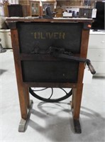 Antique Oliver corn sheller 39" T x 25" W x 10"D