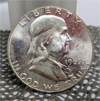 1963 BU FRANKLIN HALF DOLLAR