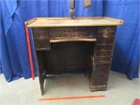 old watchmakers cabinet - jewelers workbench