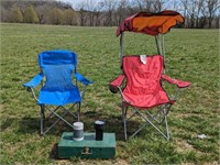 Camping Chairs, Stove  , Thermos+