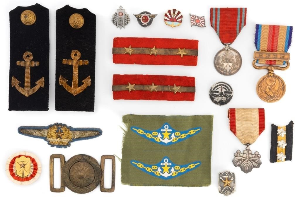 Lot of Various WWII Japanese Insignia