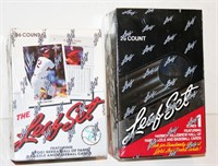 2 Unopened Boxes Of 1991 Leaf Series 1 & 2