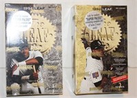 Unopened Boxes of 1994 Leaf Donruss Series