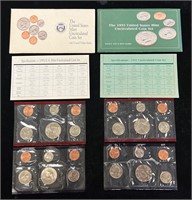 1990 & 1991 US Mint Uncirculated Coin Sets
