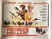 Frontier Hellcat 1966 vintage movie poster