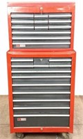 (2pc) Craftsman Steel Tool Chest On Casters