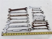 Multiple sizes of wrenches
