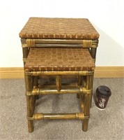 WOVEN STACKING TABLES