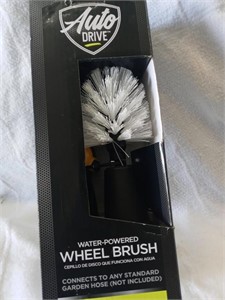 Auto drive water powered wheel brush (new)
