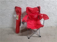 2 Red Camping Chairs