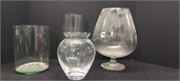 4 - GLASS VASES