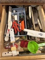Drawer of utensils and flatware