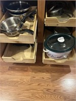 Crockpot, pots and pans
