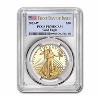 2023-w 1 Oz Proof Gold Eagle Pr-70 Pcgs Fdi