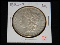 1880-0 Morgan $1 AU