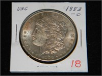 1883-0 Morgan $1 UNC.