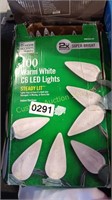 100 WARM WHITE C6 LED LIGHTS