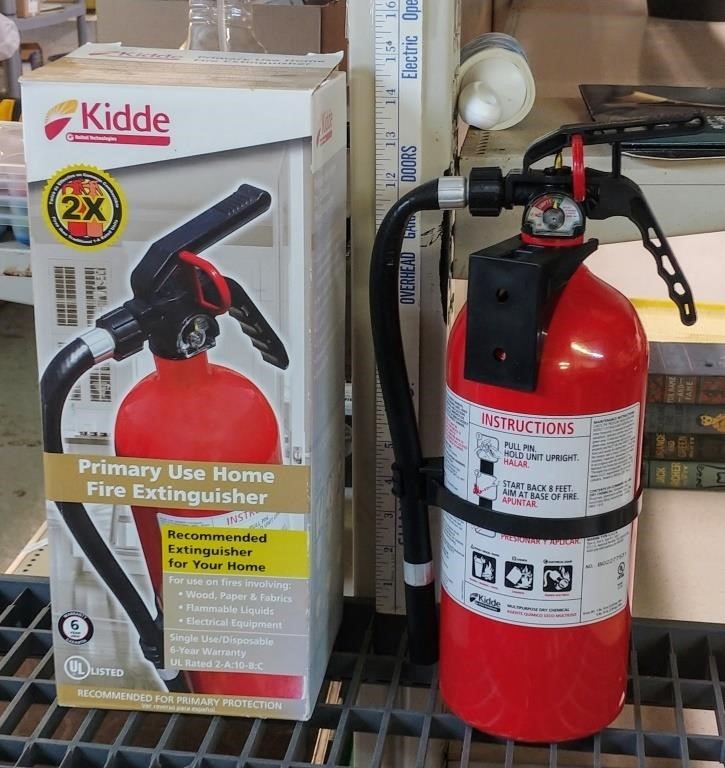 KIDDE HOME USE FIRE EXTINGUISHER - FULL