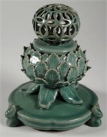 Chinese celadon ceramic censer