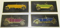 Lot of 4 Frank Down English Automobile Plaques