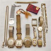 Early Watches Elgin Bulova Etc