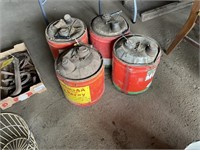 (4) Oil and Spray Cans