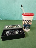 Dale Earnhardt plastic cup and raceday optics