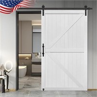 S&Z TOPHAND 54" x 84" Brace Knotty Barn Door