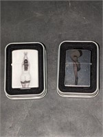 2 Pc. Sexy Girl Refillable Lighter in Tin Box