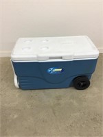 Nice Large Coleman Cooler on Wheels with Handle