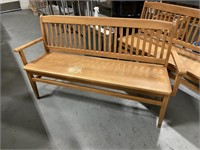 Solid Wood 62" Bench x  2