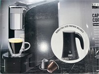 BELLA COFFEE MAKER AND MILK FROTHER RETAIL $70
