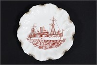 Vintage USS Maine Commemorative Plate