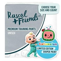 3T-4T  22 Count Rascal + Friends Cocomelon Trainin