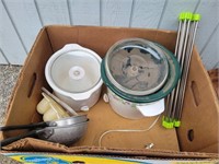 (2) Crock Pots & Assorted Kitchenware