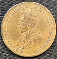 1919 - Australia Geo one half penny coin