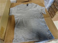 Pallet of 2079 Hanes Heather Gray Lady's T-Shirts