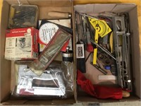 Two boxes of assorted tools