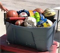 Huge Over Sized Tote Filled With Sports Balls