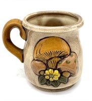 Vintage Ceramic Mushroom Mug 4.25”