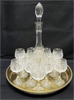 Crystal Cordial Set