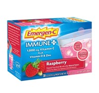 Emergen-C Immune+ Vitamin C D & Zinc Raspberry
