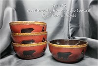 Woodland Bear Cereal Bowls