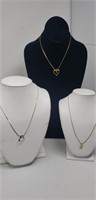 Lot of Gold Colored Necklaces