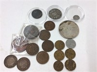Assorted Coins And Tokens
