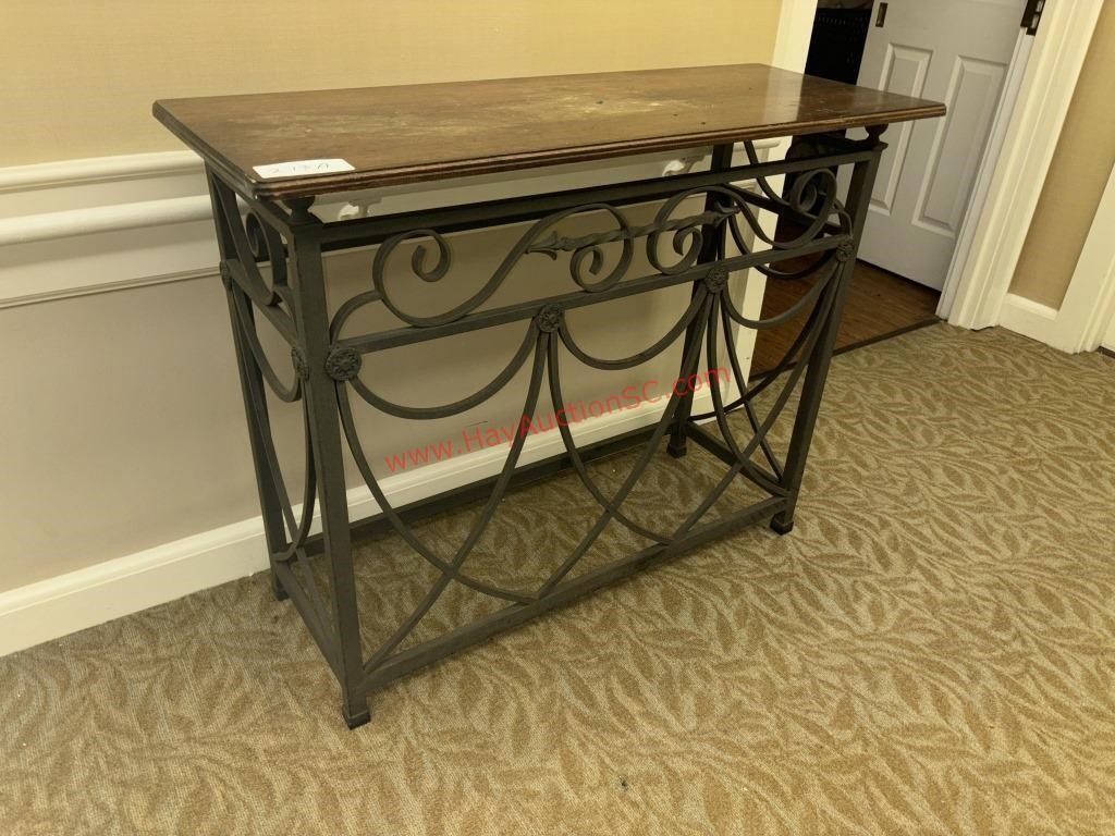 TALL CONSOLE TABLE W/ REMOVABLE TOP