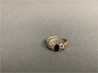 Ladies 10Kt Yellow Gold and Garnet Ring