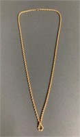 10-14Kt Yellow Gold Twisted Chain