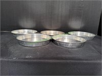 (5) Mirro 9" Round Cake Pans