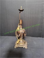 19" Brass Lamp w/ European Plug